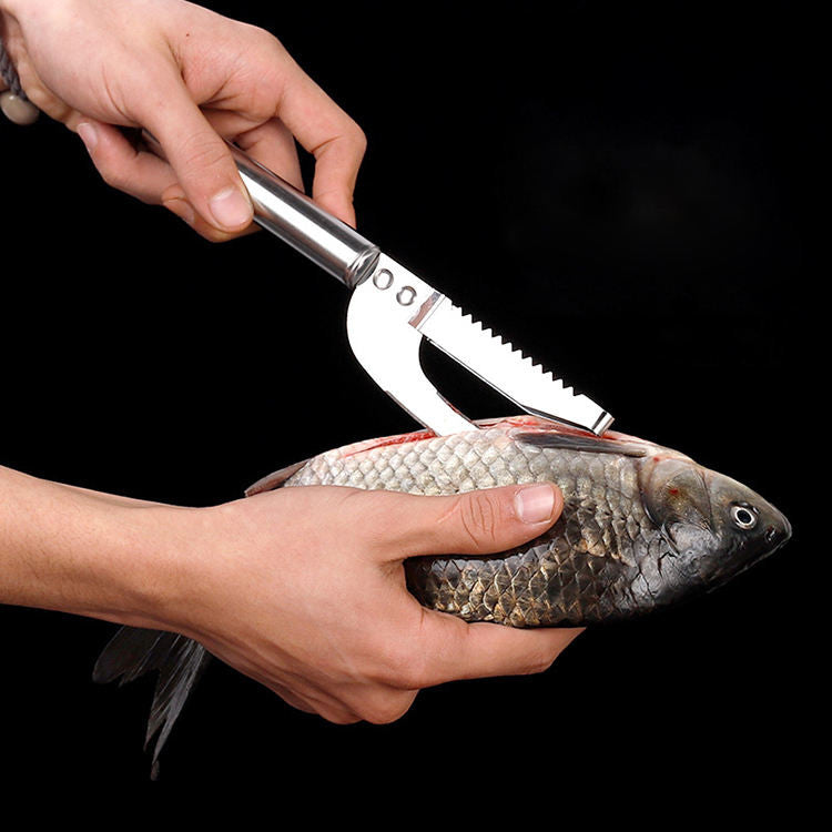 FishMaster™ – Cuchillo 2 en 1 para escamas y fileteado
