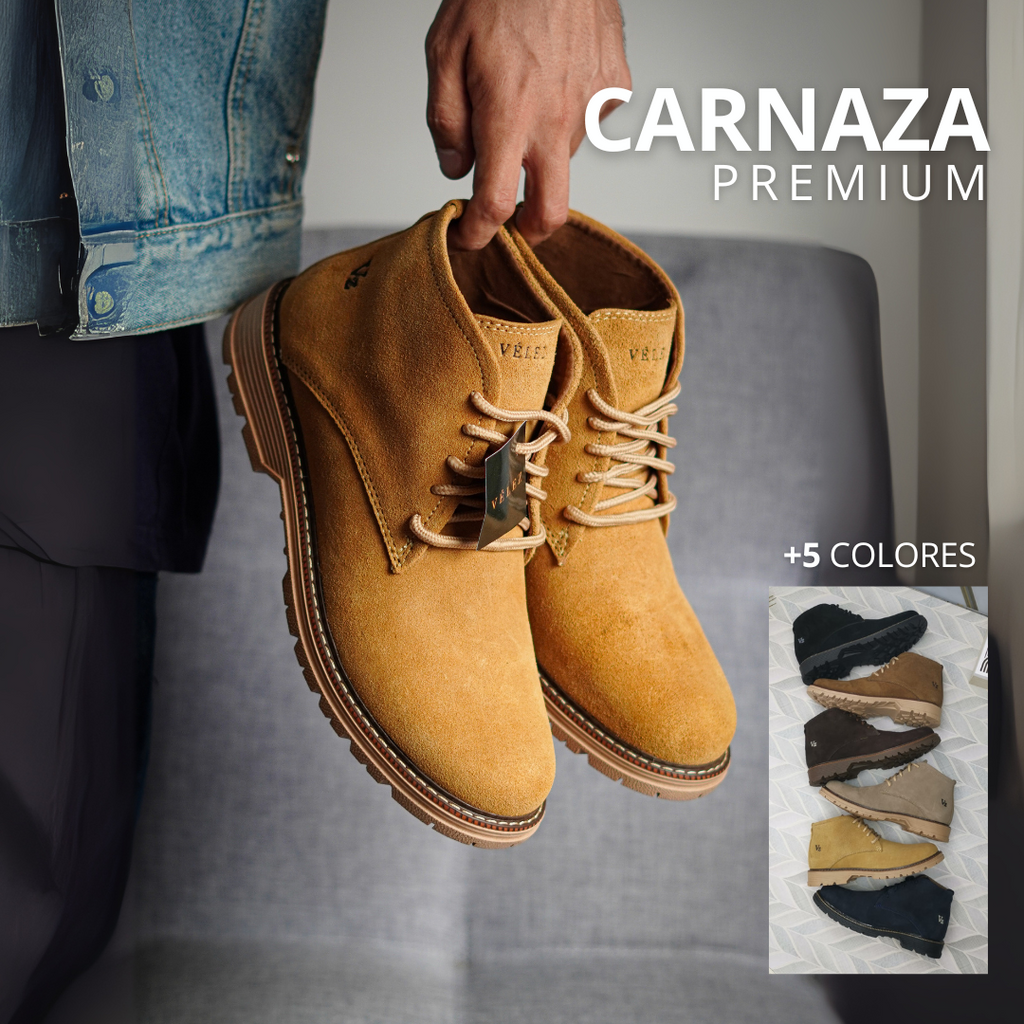 UrbanSuede™ – Botines de gamuza con suela dentada